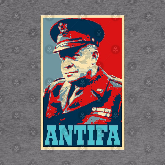 Eisenhower Original Antifa by KC Casuals